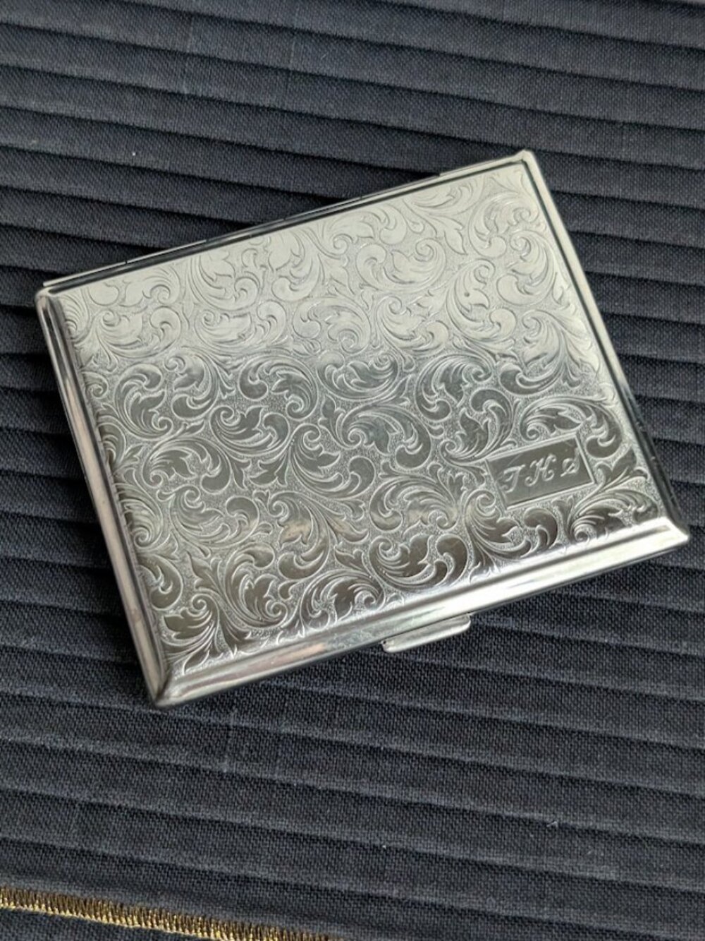 Vintage German Double Sided Card/ Cigarette Case Credit Card Holder 85mm King